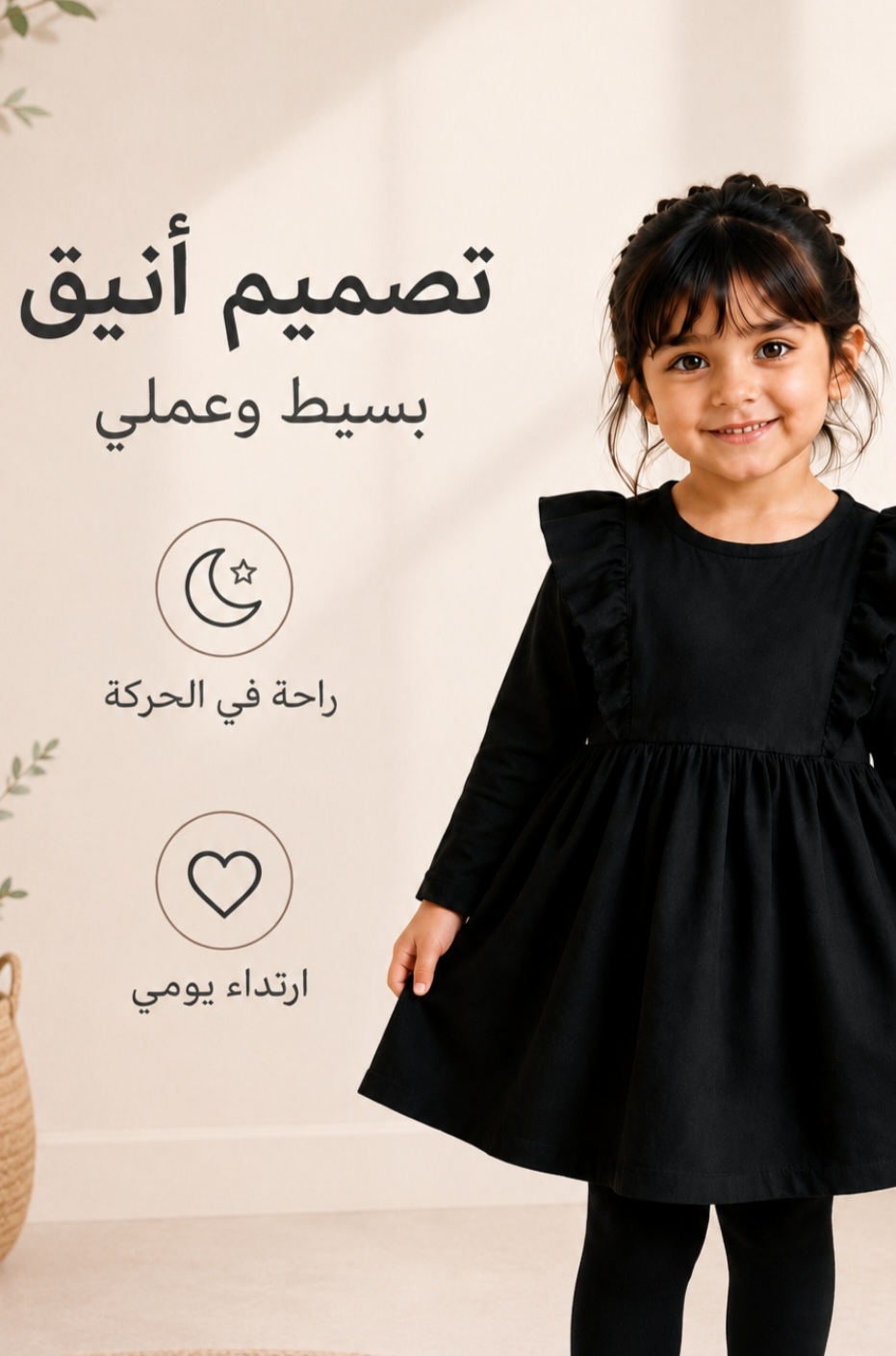 فستان أسود / ٥ - ٦ سنوات