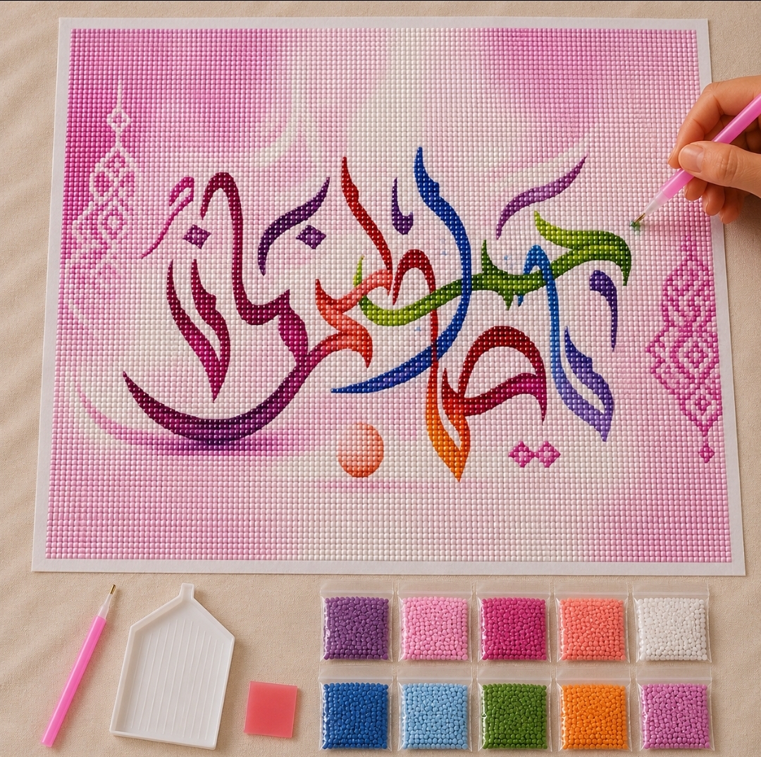 يا صاحب الزمان / لوحة كريستال (اصنعها بنفسك)