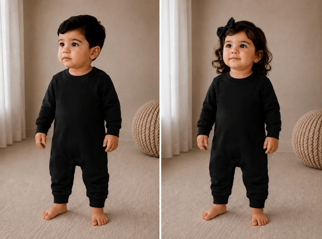 أفارول أسود سادة / طويل