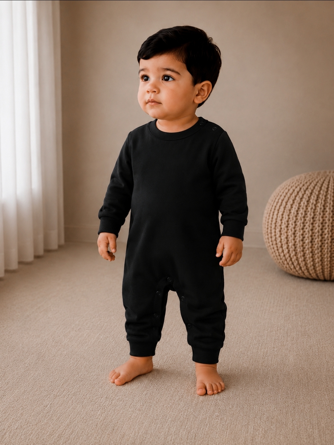أفارول أسود سادة / طويل
